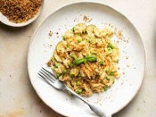 PEA COURGETTE ORZO PASTA