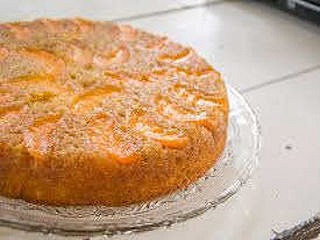 Peach upside down cake