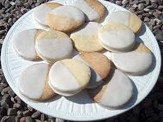 Lemon and white chocolate biscuits